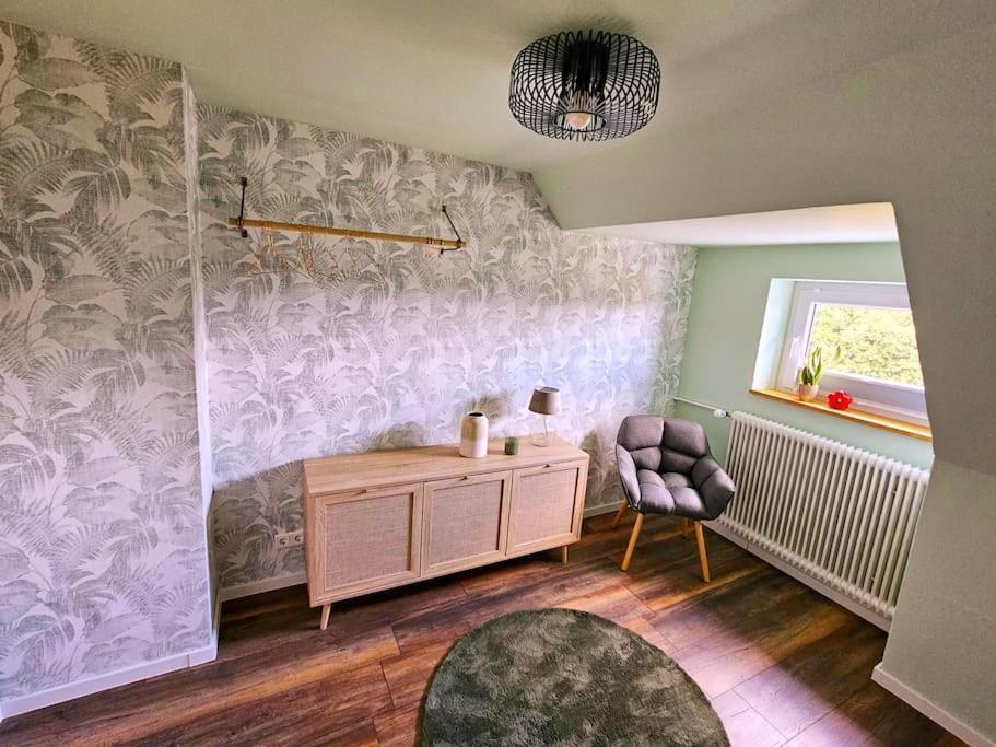 Dachnest Mit Terasse & Sauna Oerlinghausen Exterior foto
