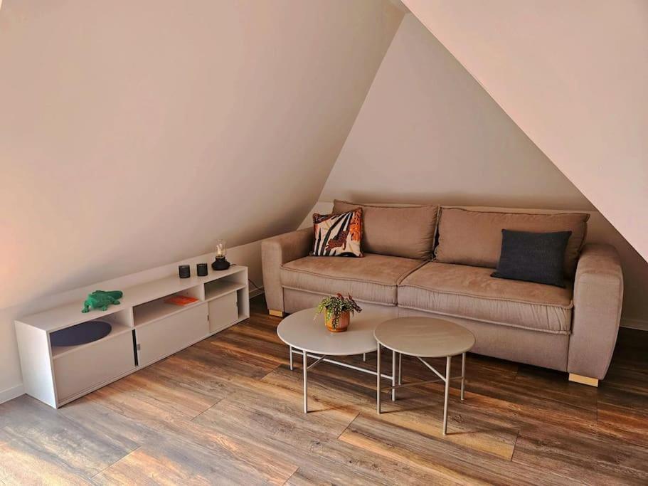 Dachnest Mit Terasse & Sauna Oerlinghausen Exterior foto