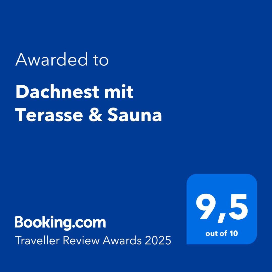Dachnest Mit Terasse & Sauna Oerlinghausen Exterior foto